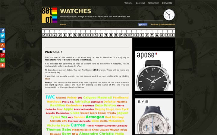 Screenshot of setofwatches.com