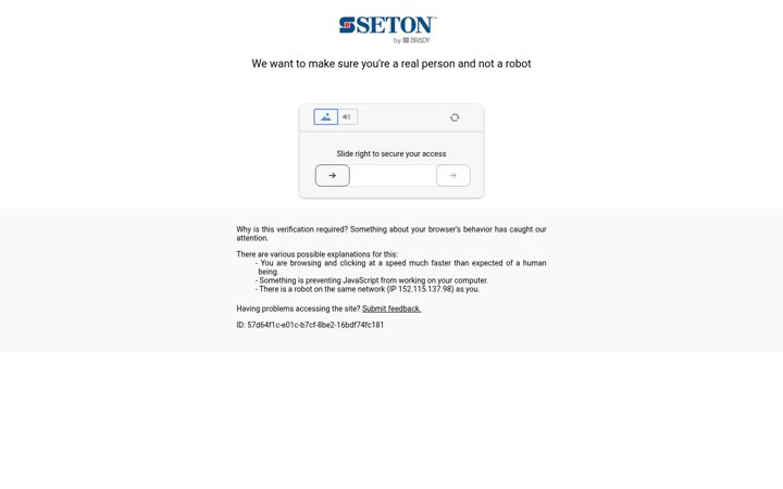Screenshot of seton.com