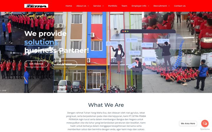 Screenshot of setraprabaperkasa.com
