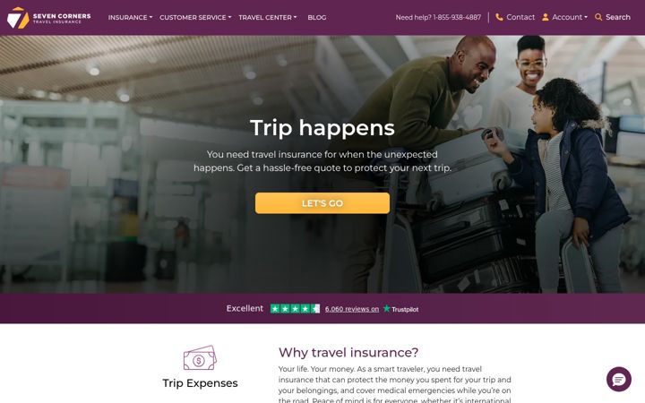 Captura de pantalla de sevencorners.com