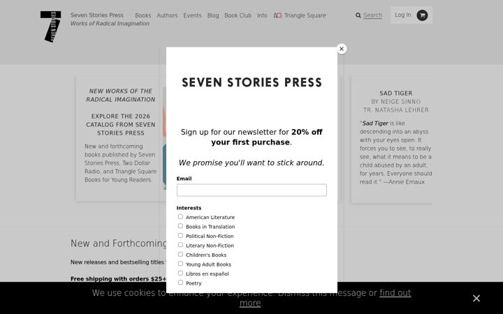 Ekrānuzņēmums no sevenstories.com