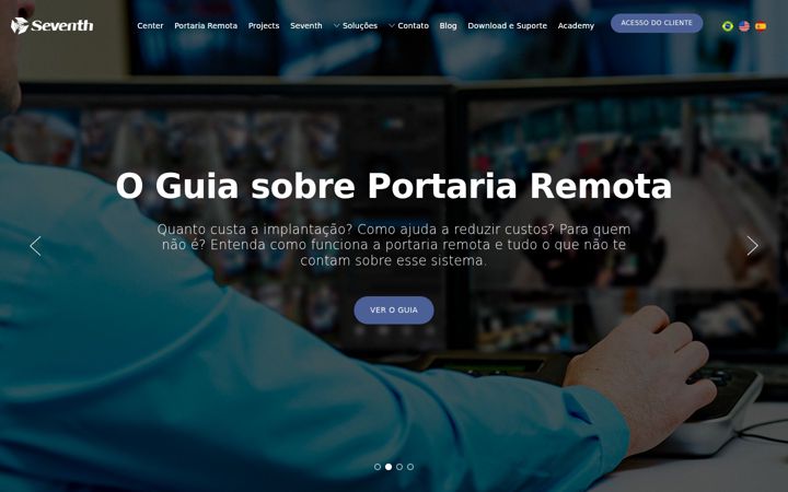 Screenshot of seventh.com.br