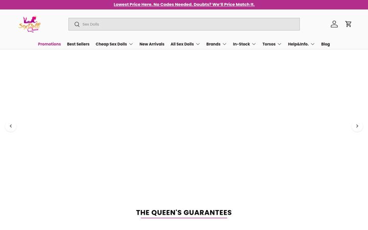 Screenshot of sexdollqueen.com