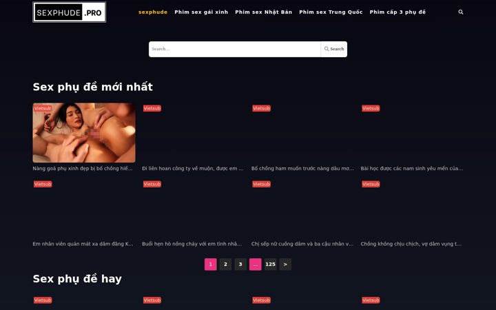 Screenshot of sexphude.pro