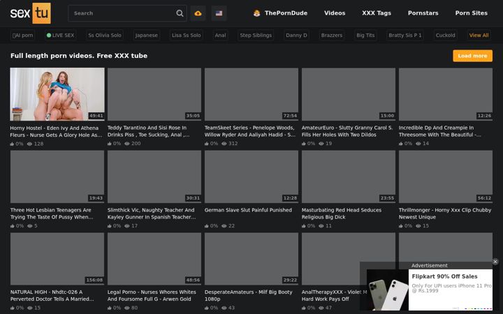 Screenshot of sextu.com
