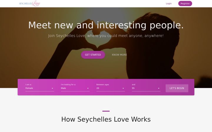 Screenshot of seychelleslove.com