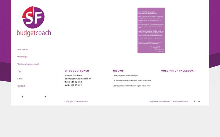 Screenshot of sf-budgetcoach.nl