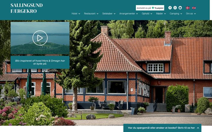 Screenshot of sfkro.dk