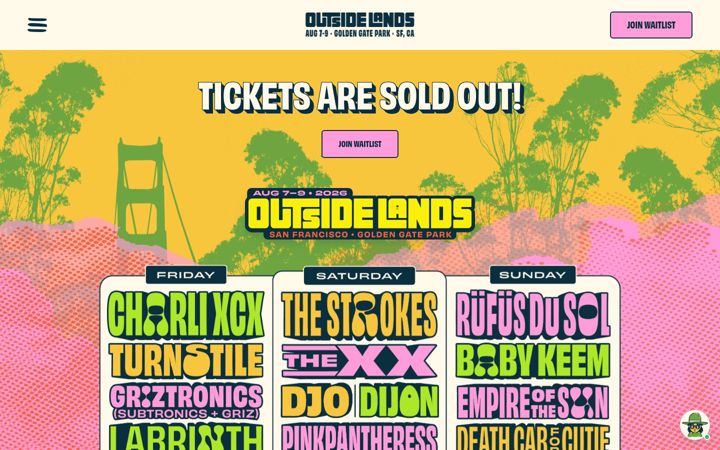 Ekrano kopija sfoutsidelands.com