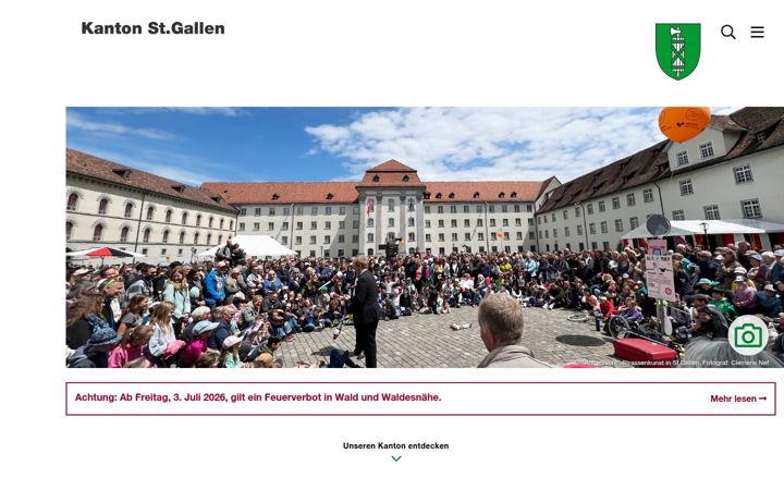 Screenshot of sg.ch