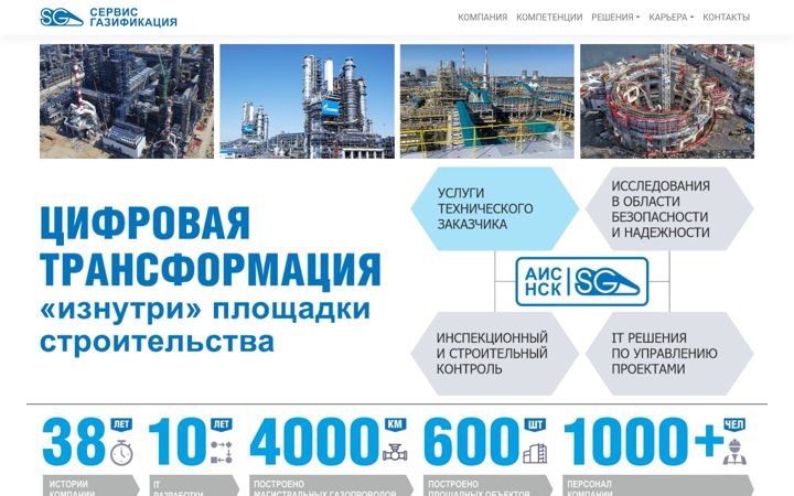 Screenshot of sgaz.pro