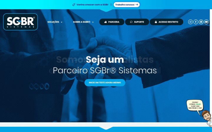 Ekrānuzņēmums no sgbr.com.br