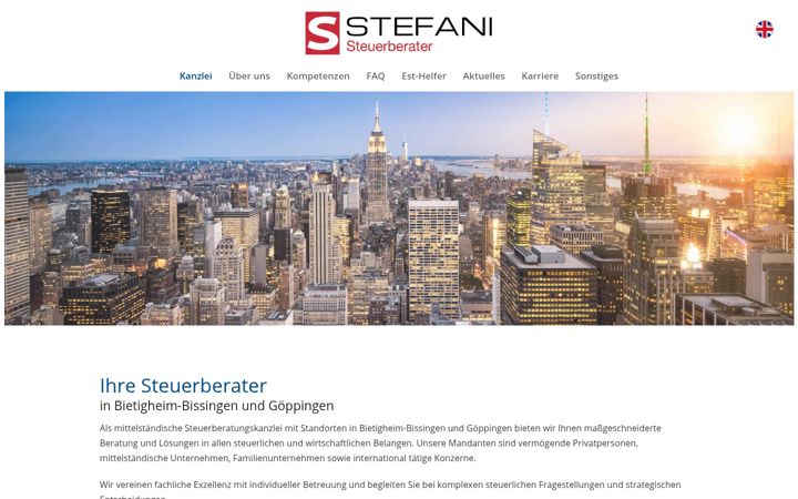Ekrānuzņēmums no sh-steuerberater.de