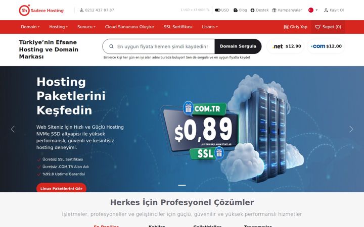 Skærmbillede af sh.com.tr