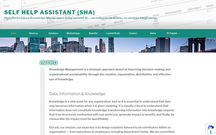 Screenshot of sha-saas.com