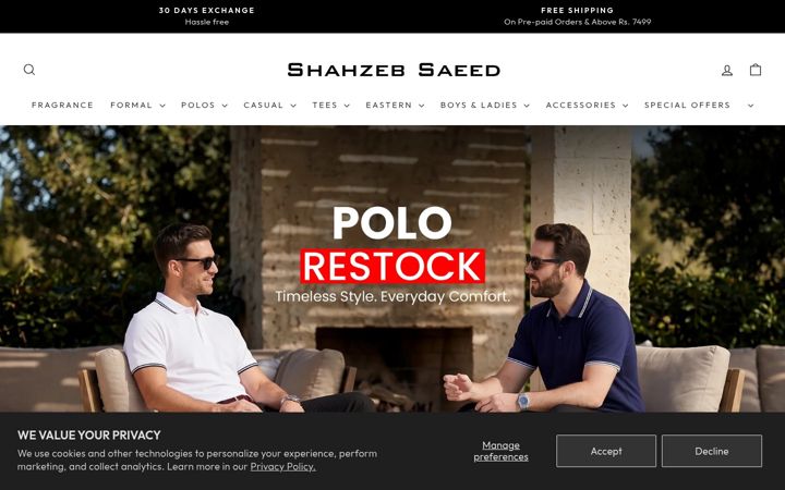 Captura de pantalla de shahzebsaeed.com