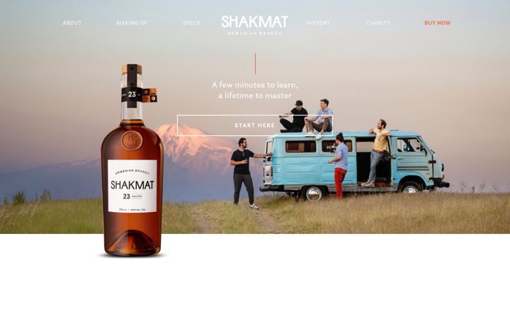 Skärmbild av shakmatbrandy.com