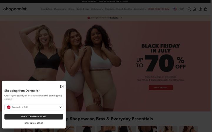 Screenshot του shapermint.com