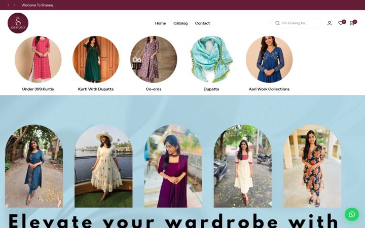 Screenshot of sharanz.com