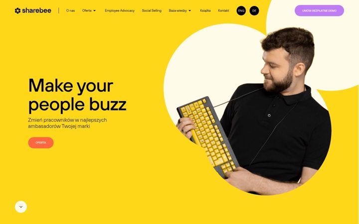 Screenshot of sharebee.pl