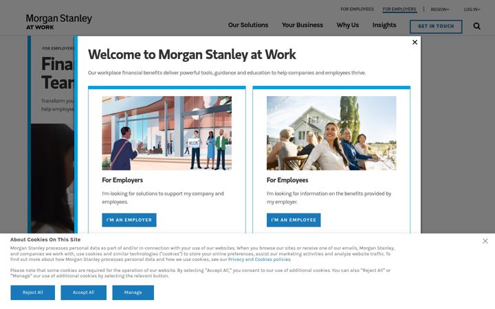 Screenshot of shareworks.com