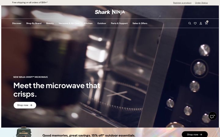 Screenshot of sharkclean.com