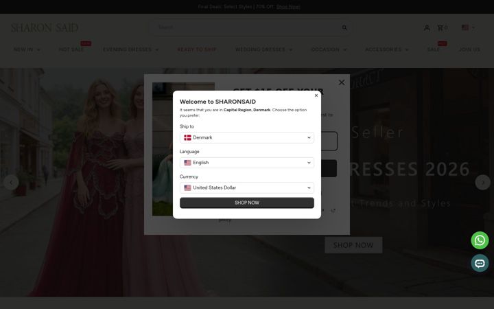 Képernyőkép: sharonsaiddress.com