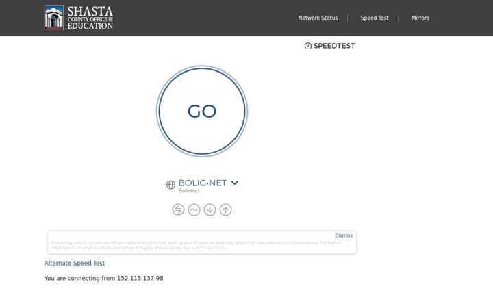 Screenshot of shastacoe.net