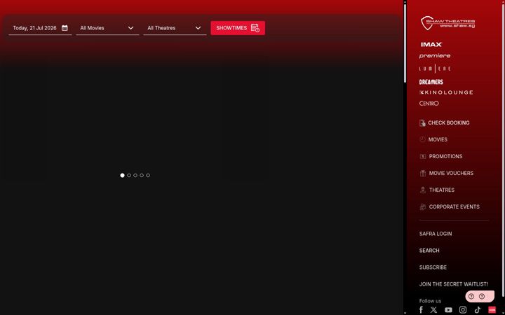 Screenshot of shaw.sg