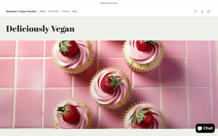 Screenshot of shawneesgoodies.com