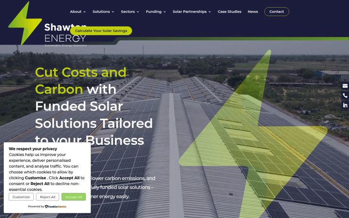 Screenshot of shawtonenergy.co.uk