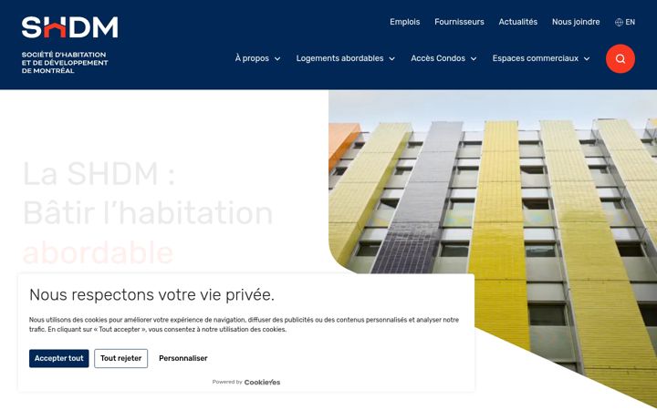 Screenshot of shdm.org