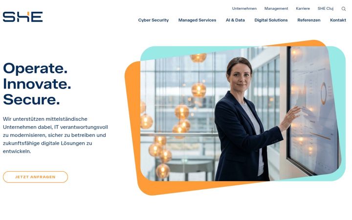 Screenshot of she.de