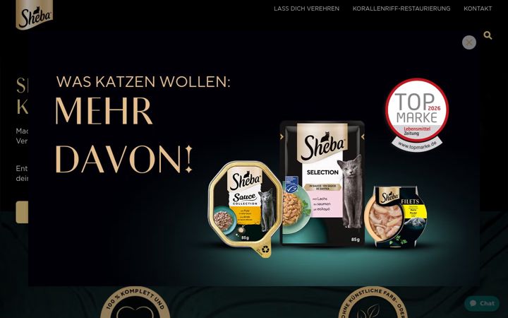 Screenshot of sheba.de