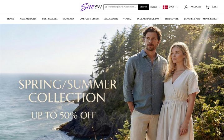 Screenshot of sheenplace.com