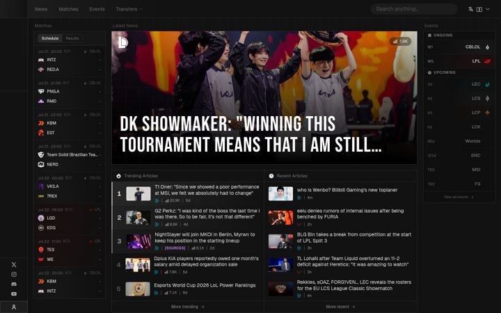 Screenshot of sheepesports.com