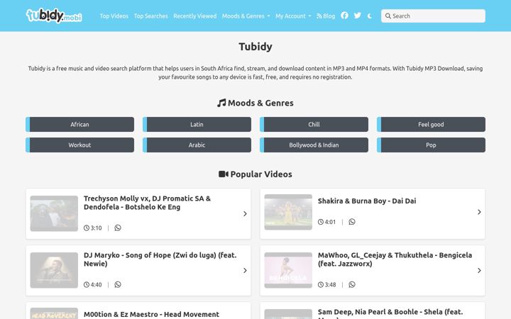 Screenshot of sheersound.co.za