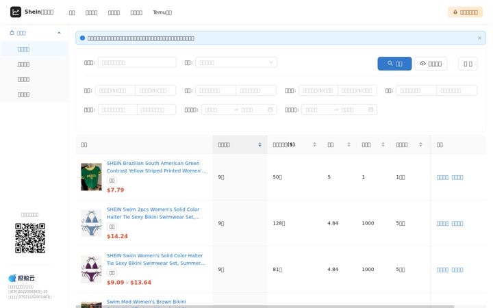 Screenshot of sheinshuju.com