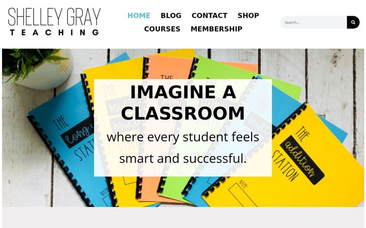 Skjámynd af shelleygrayteaching.com