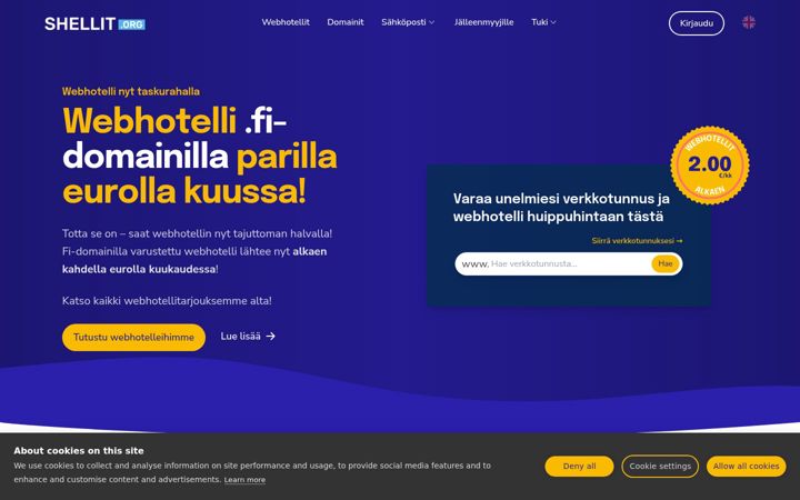 Screenshot of shellit.org