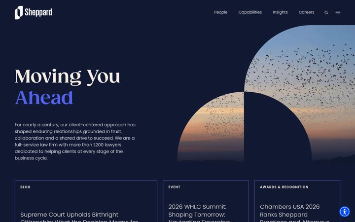 Screenshot of sheppardmullin.com