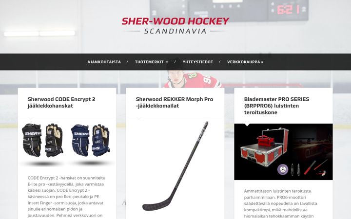 Екранна снимка на sher-wood.fi