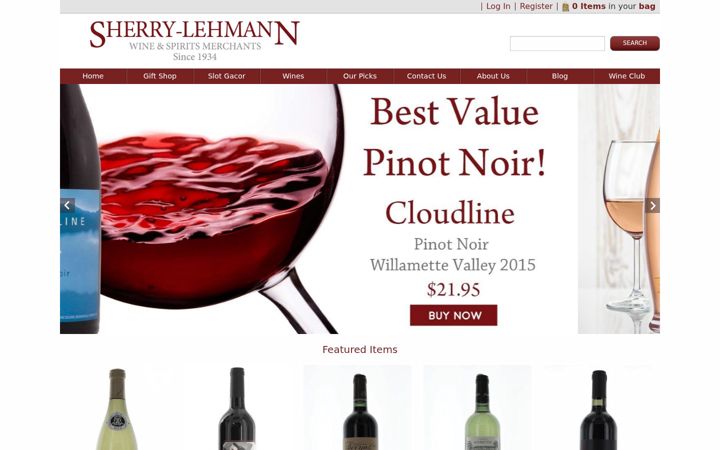 Screenshot of sherry-lehmann.com