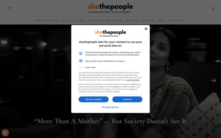 Screenshot of shethepeople.tv