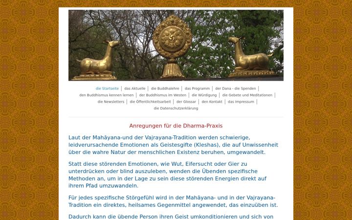 Screenshot of shide.de
