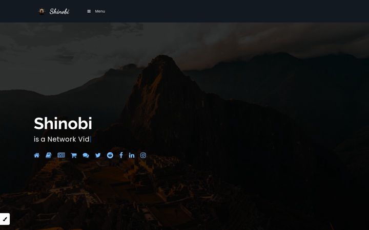 Screenshot of shinobi.video