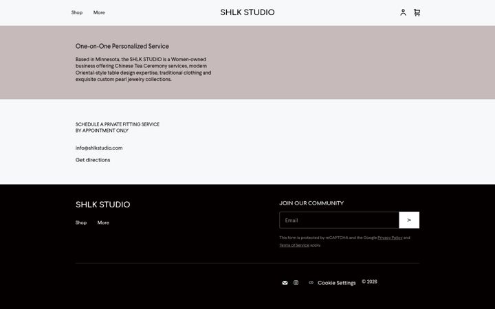 Captura de pantalla de shlkstudio.com