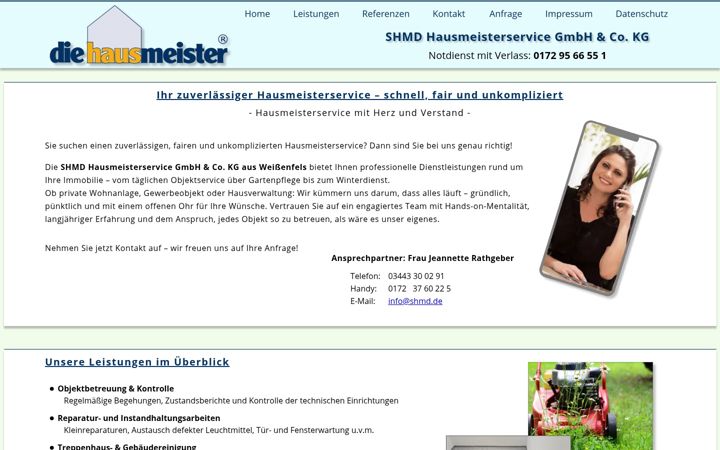 Ekrano kopija shmd.de