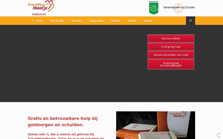 Screenshot of shmridderkerk.nl