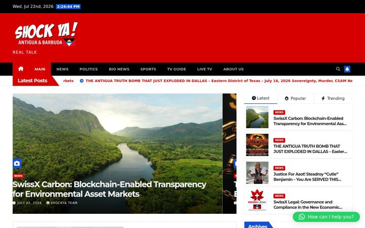 Ekraanipilt saidist shockya.com